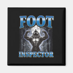 Voetinspecteur Funny Werewolf Meme Magneet