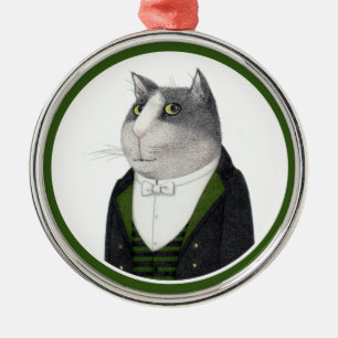 VOETMAN CAT Premium Round Ornament