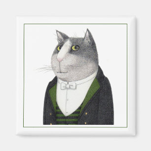 VOETMAN CAT Vierkante Magneet II