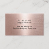 Voetmassage Therapist Podiatrist Pedicure Visitekaartje (Achterkant)