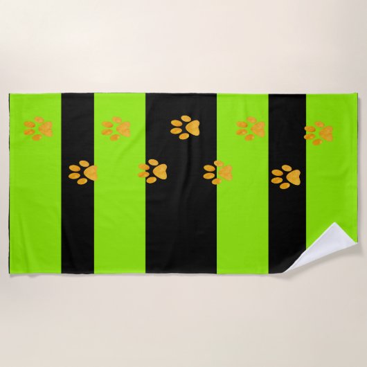 voetpaalhanddoek strandlaken (Voorkant)