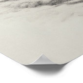 Voetpad en bomen Schets,  etsen, potlood Poster (Hoek)