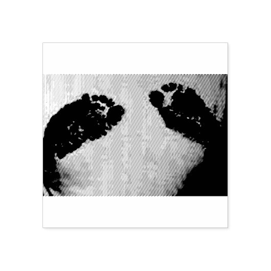 VOETPRINEN RUBBERSTEMPEL (Afrduk)