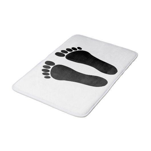VOETPRINTS BATHMAT BADMAT (Gekanteld)