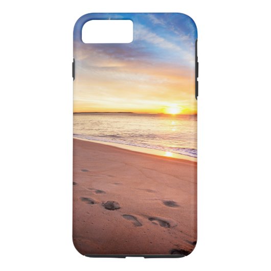 Voetsporen in het Zand Stevige Telefoonhoes Case-Mate iPhone Case (Achterkant)