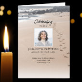 Voetstappen In Zand Beach Foto's Viering van het L Programma