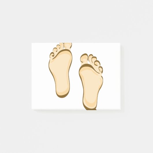 voetstappen post-it® notes (Voorkant)