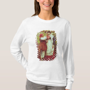 Voetstoffen in wijngaarden t-shirt