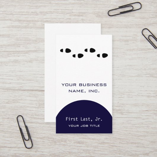 Voettrappen [4] visitekaartje (Voorkant / Achterkant in situ)