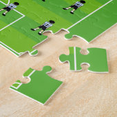 Voetveld Voetbal Legpuzzel (Zijkant)