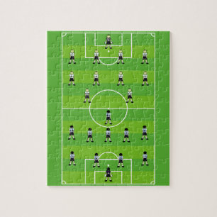 Voetveld Voetbal Legpuzzel