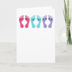 Voetverzorging Chiropody Podiatry Grappige Voeten  Kaart