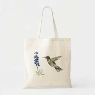 Voetvogel en Bluebonnet Tote Bag