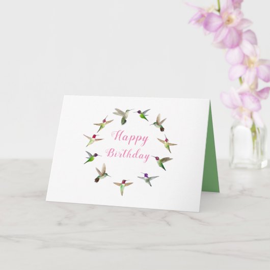 Voetvogel Kaart (Orchidee)