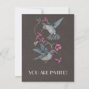 Voetvogels en wijnstokken kaart