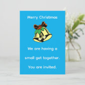 Vœu de Noël avec invitation (Debout devant)