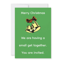 Vœu de Noël avec invitation