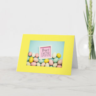 VOEU DE PÂQUES DE LA PART DE CARTE DE FÊTE DE PÂQU