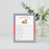 Voeux Baby shower Cowboy pour carte bébé (Debout devant)