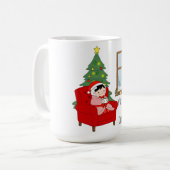 Vœux chaleureux ce Noël - mug (Devant gauche)