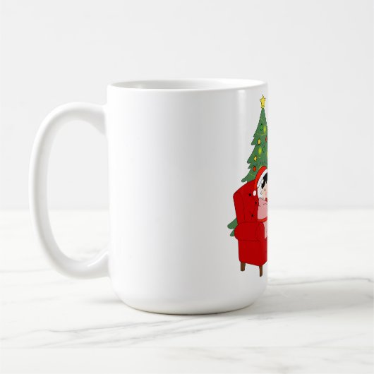 Vœux chaleureux ce Noël - mug (Gauche)