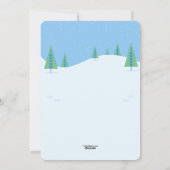 Vœux Chaleureux de Fêtes Carte de Vœux (Dos)