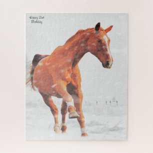 Vœux d'anniversaire 21 ans. Puzzle