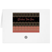 Voeux d'anniversaire Extraordinaires (Dos Horizontal)