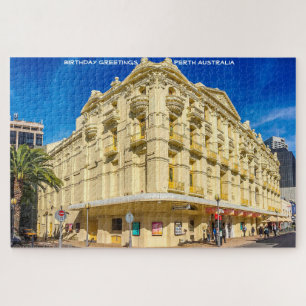 Vœux d'anniversaire Perth Australie Puzzle