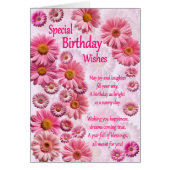 Voeux d'anniversaire spéciaux (Devant)