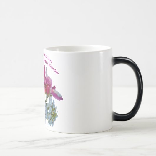 voeux d'anniversaire sur Mugs pour les épouses ou  (Droite)