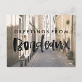 Voeux de Bordeaux France Carte postale Voyages (Devant)