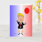 Voeux de carte d'anniversaire de Trump (Fleur jaune)