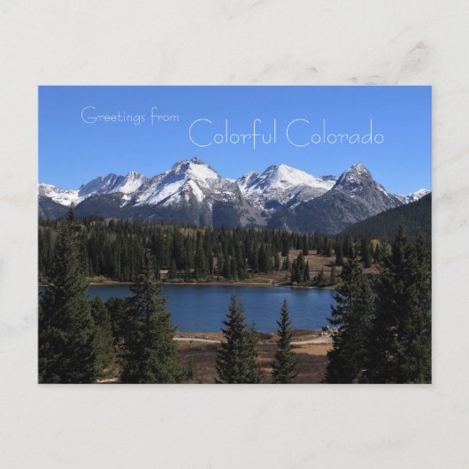 Voeux de Colorado Carte postale (Devant)