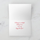 Vœux de fin d'année Carte de vacances de Los Angel (Intérieur)