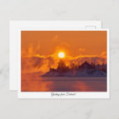 Voeux de Finlande carte postale souvenir (Devant / Derrière)