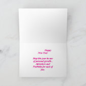 Voeux de floraison pour la carte de voeux pliée 20 (Intérieur)