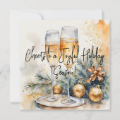 Vœux de joyeuses fêtes ! Carte de vœux (Devant)