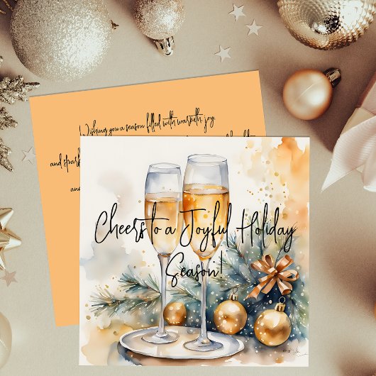 Vœux de joyeuses fêtes ! Carte de vœux