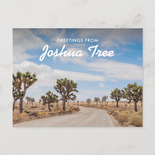 Voeux de la carte postale Joshua Tree (Devant)