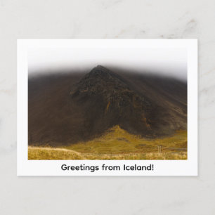 Voeux de l'Islande carte postale