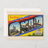 Voeux de l'Ohio Grande Lettre carte postale (Devant / Derrière)