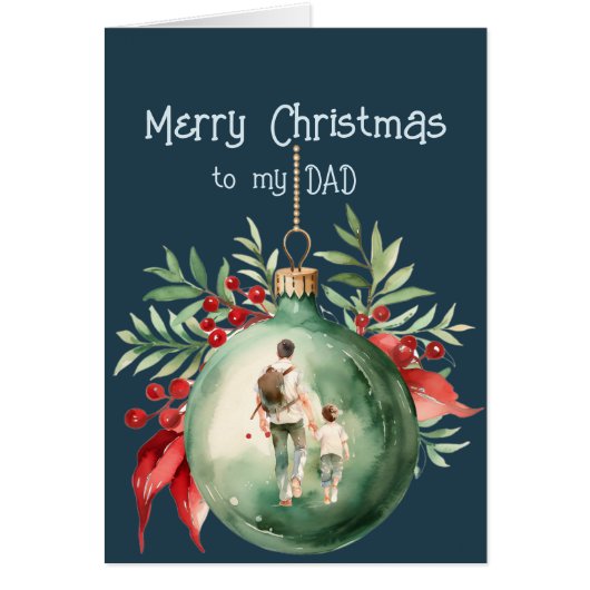 Voeux de Noël & Amour pour DAD (Devant)