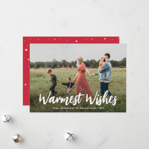 voeux de Noël carte de vacances