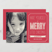 voeux de Noël Cartes photos de vacances (Devant / Derrière)