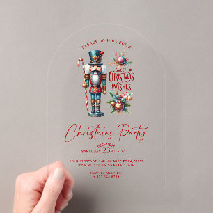 Vœux de Noël doux Invitation à la fête de Casse-No