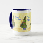voeux de Noël Iris Mug (Devant gauche)