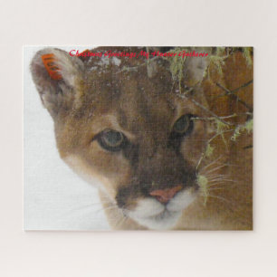 Vœux de Noël Mon Puzzle de chasseur-cueilleur