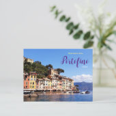 Voeux de Portofino Italie Carte postale (Debout devant)