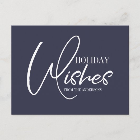 Vœux de vacances Carte de Noël (Devant)